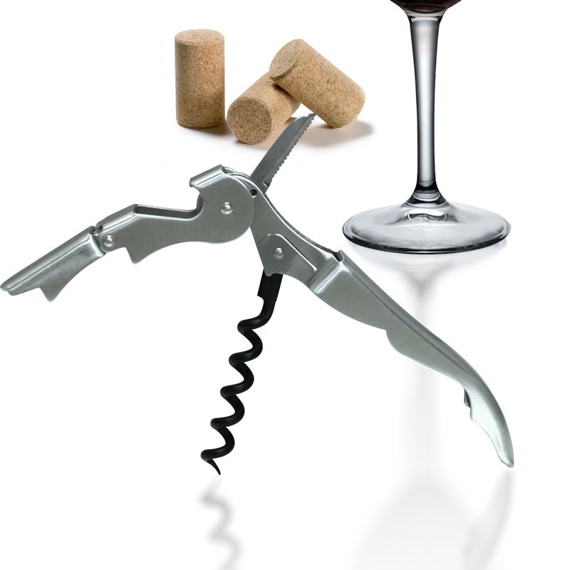 Corkscrews - Double Lever - Maroon, Stainless Steel and Black - Bar ...