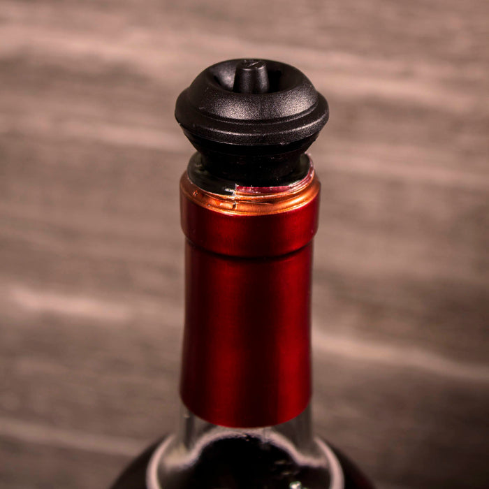 Handled Wine Pump w/ Stoppers (Color Options)