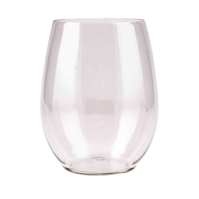 Stemless Clear Wine Goblet - 12 ounce - 6 count 