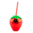 Strawberry Party Tumbler Cup with Straw