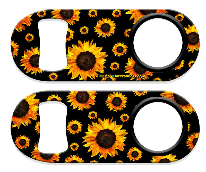 Kolorcoat™ Mini Bottle Opener - Sunflowers