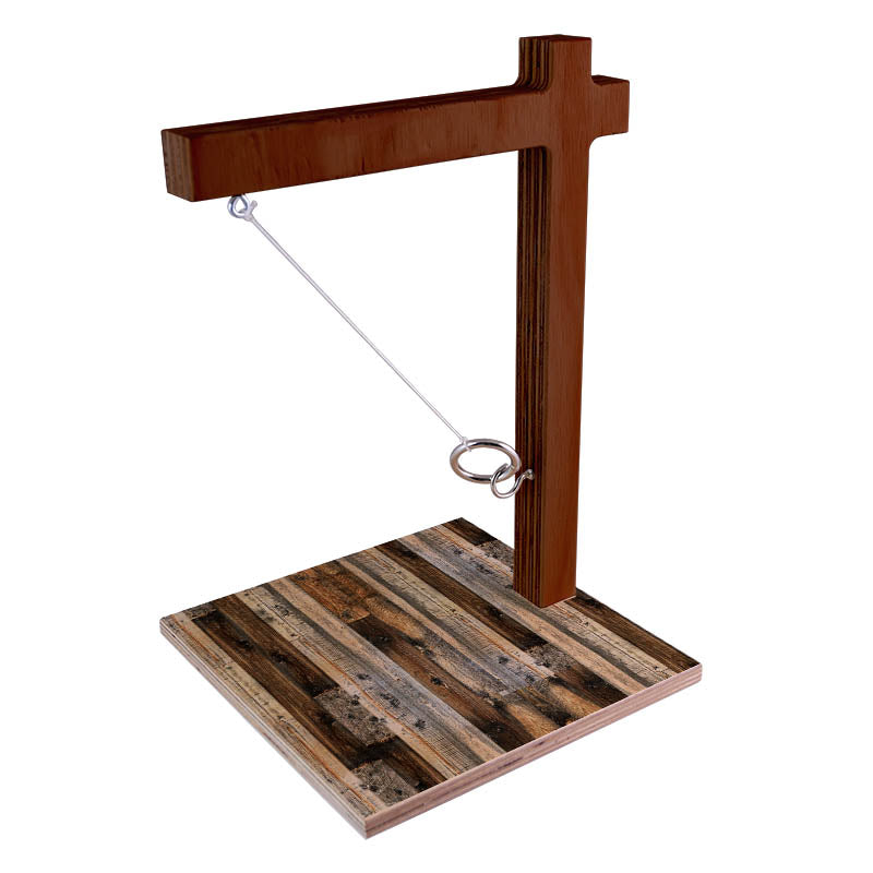 Large Tabletop Ring Toss Game - Planks