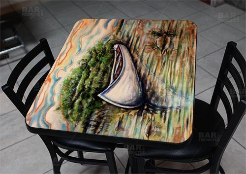 The Canoe 24" x 30" Wooden Table Top - Two Types Available