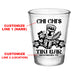 CUSTOMIZABLE - 1.75oz Clear Shot Glass - Tiki Bar