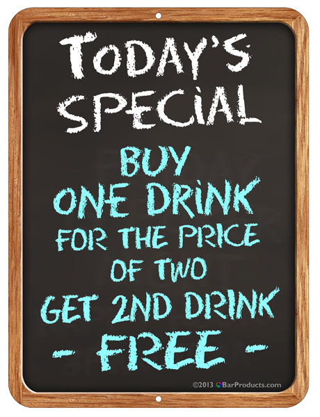 "Today's Special" Kolorcoat™ Metal Bar Signs