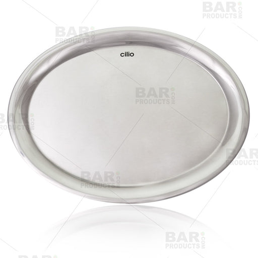 Stainless Steel Oval Serving Tray - 10.5"x8.25"