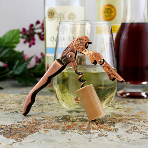 QCLTY 9-Piece Stainless Steel Wine Opener Kit Bottle Opener Gift Set  Beer/Wine Accessories Set Wood Case