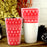 Ugly Sweater Shaker Set - 28 / 18 ounce - Red and White