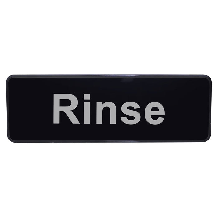 "Rinse" Sign - 9" x 3"