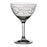 Vintage Martini Cocktail Glass - Dots and Lace Etched