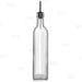 BarConic® Antique Oil and Vinegar Square Glass Bottle - 16oz 