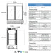 SWING GLASS DOOR MERCHANDISER FREEZER – 48 CU. FT.