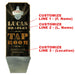 CUSTOMIZABLE Wall Mounted Wood Plaque Bottle Opener & Cap Catcher - Tap Room