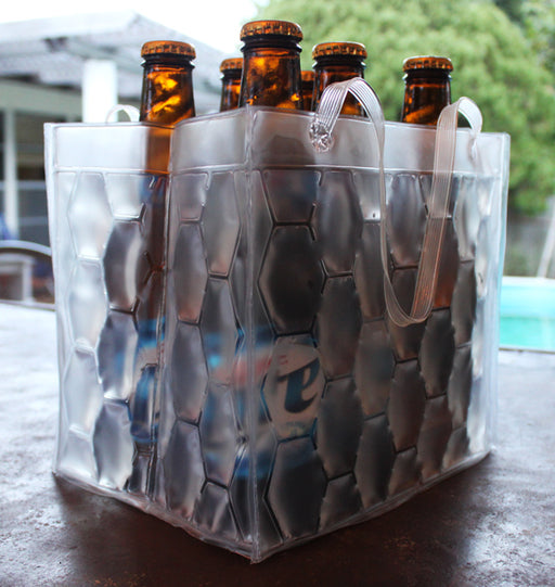 Clear Freezable Chill Bag- 6 Pack