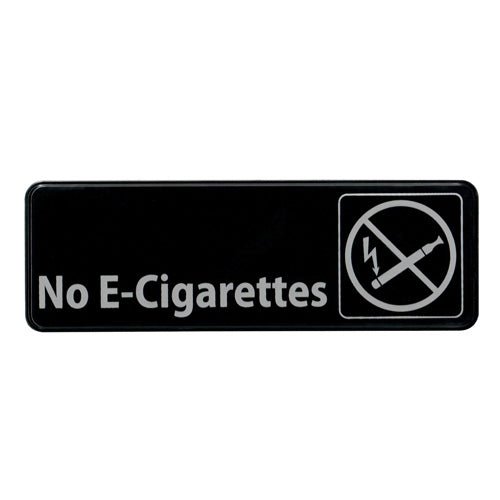 No E-Cigarettes" Sign - 9" x 3" - Bar Products Bar Products No E-Cigarettes" Sign - 9" x 3" - Bar Products Bar Products