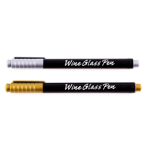 Wine Pen Set - Silver & Gold