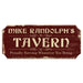 CUSTOMIZABLE Wood Plaque Sign - TAVERN - Color Options