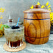 Wooden Ice Bucket with Lid - 1 quart (35oz)