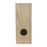 Back Wood Wall Bottle Opener with Magnetic Cap Catcher