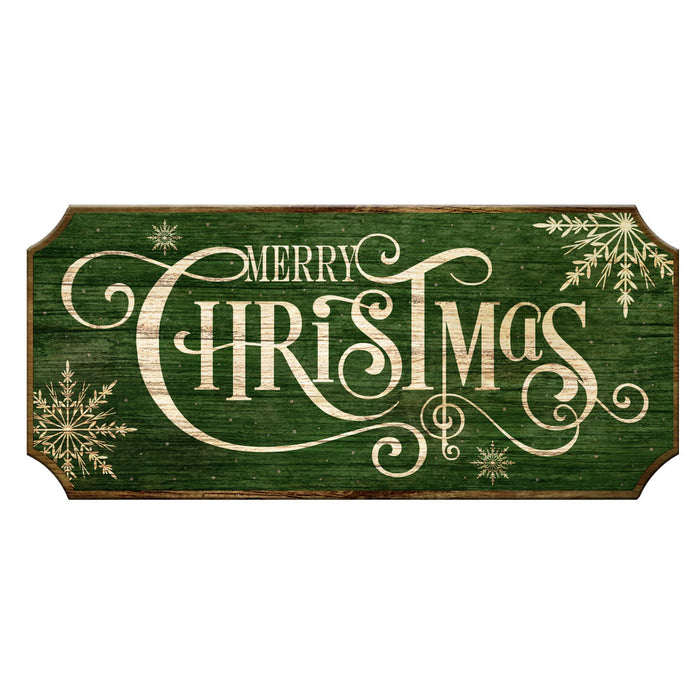 Wood Christmas Sign - Merry Christmas - Color Options