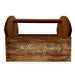 Wooden Condiment Caddy w/ Handle - Customizable Monogram Design