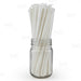 BarConic® "Eco-Friendly" Wrapped Paper Straws - 7 3/4" Solid White - Packs of 100