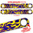 Kolorcoat™ 11" Long COLOSSAL™  Speed Bottle Opener – Flames – Yellow / Blue